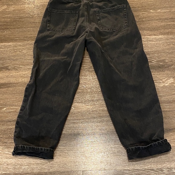 ASOS DESIGN denim overall in washed black SIZE 4 - Picture 11 of 15